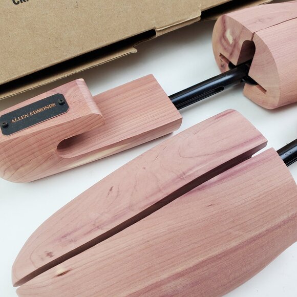 Allen Edmonds Shoe Trees Cedar Wood Combination USA Men's XL 11W-14N Unused NIB - Picture 8 of 9